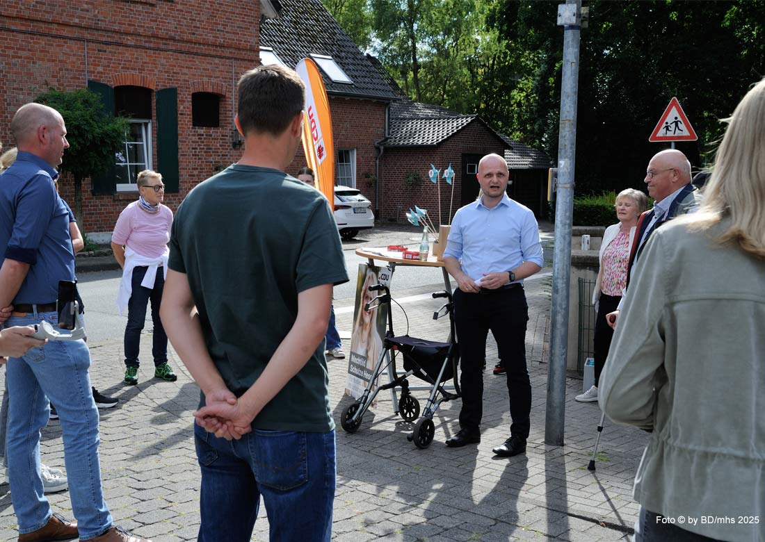Einladung der Burloer CDU zum Bürger-Dialog lockte nur wenige an den Alexanderplatz