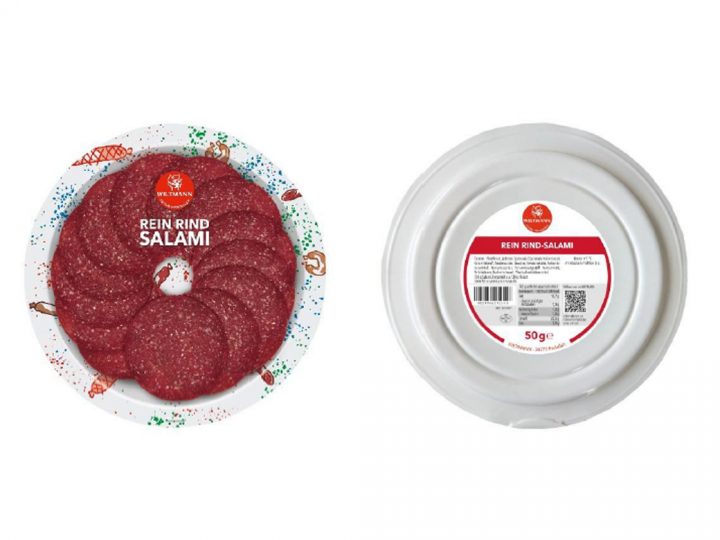 Lebensmittelrückruf – Rein Rind Salami, 50 Gramm