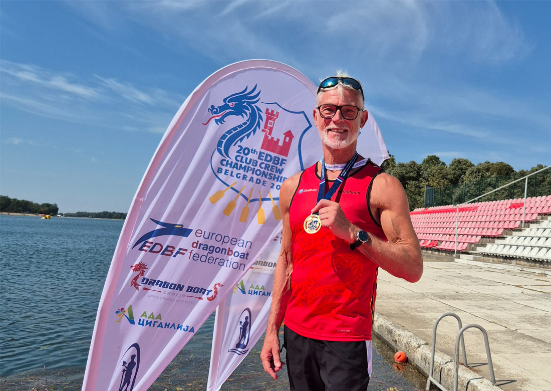 Drachenboot EM in Belgrad – Burloer Karl-Heinz van Hall kehrt mit viel Gold im Gepäck zurück