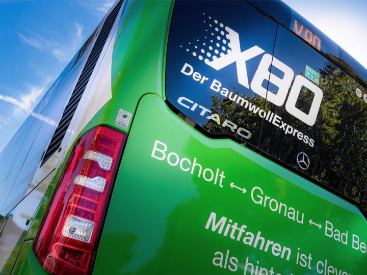 Verkehrsinfo – BaumwollExpress X80 – Neue Haltestelle „Vardingholt, Siedlung“