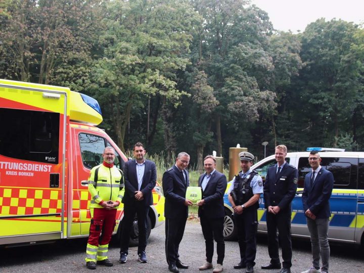 Borkener Polizeikräfte zukünftig auch als Ersthelfer (Corhelper) im Einsatz