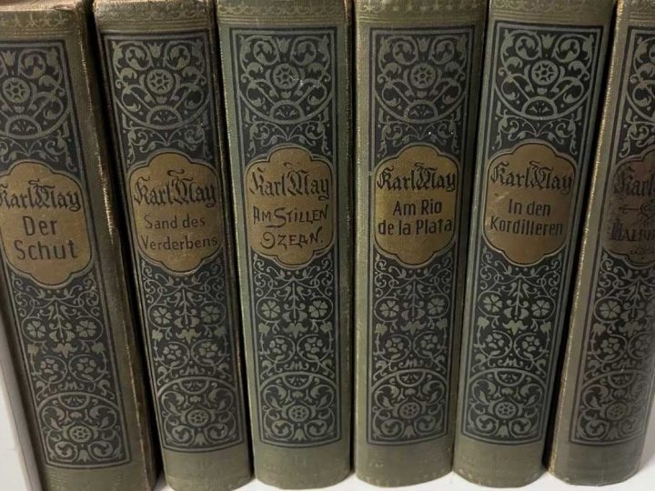 Verkaufe Teile der grünen Reihe von Karl May