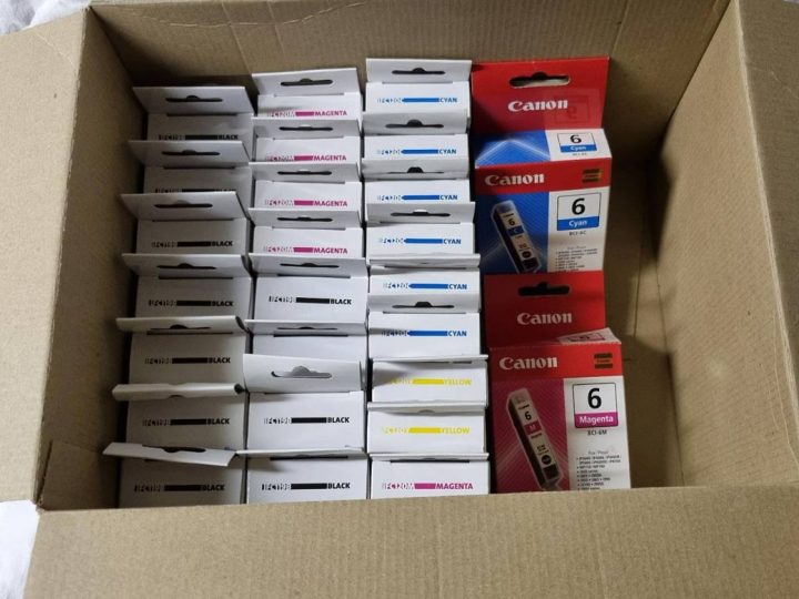 Verschenke Druckerpatronen für Canon-Drucker