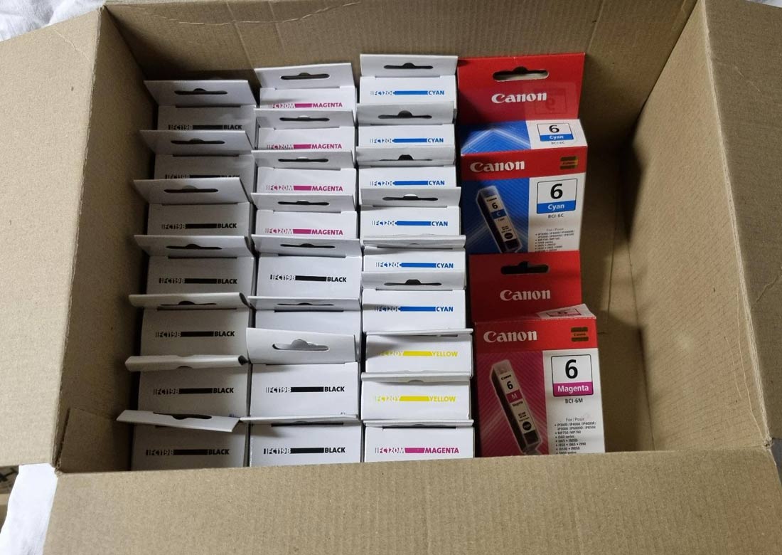 Verschenke Druckerpatronen für Canon-Drucker