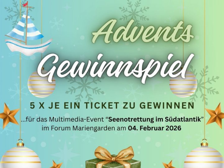 Advents-Gewinnspiel – Burlo-Direkt verlost fünf Tickets für Event im Forum Mariengarden