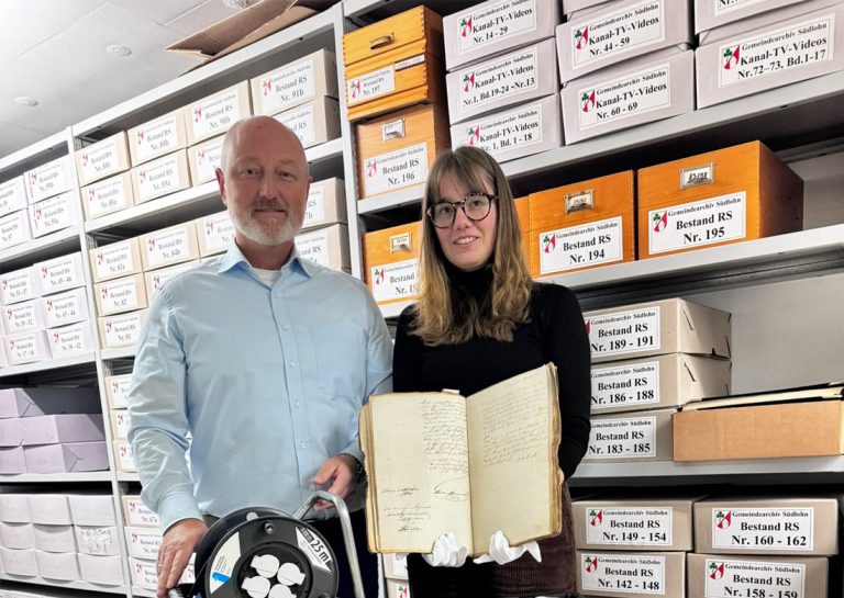 Notfallboxen-Set für das Gemeindearchiv Südlohn © Gemeinde Südlohn