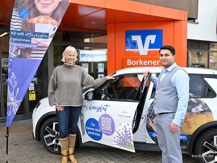 Volksbank Westmünsterland – Gewinnsparer jetzt mit Chance auf attraktive Zusatzgewinne