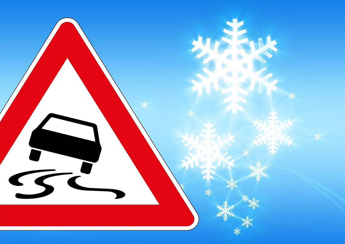 Eisglätte - Symbolbild