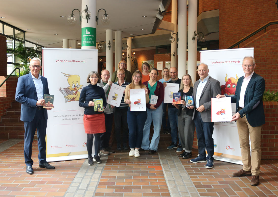 Kreisentscheid des Vorlesewettbewerbes im Kreishaus in Borken am Samstag, 28. Februar 2026
