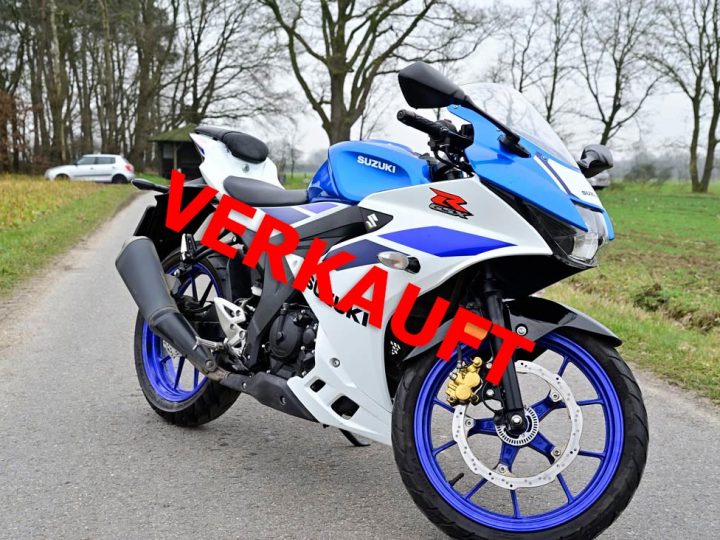 Verkaufe meine gepflegte und sehr gut erhaltene SUZUKI GSX-R 125