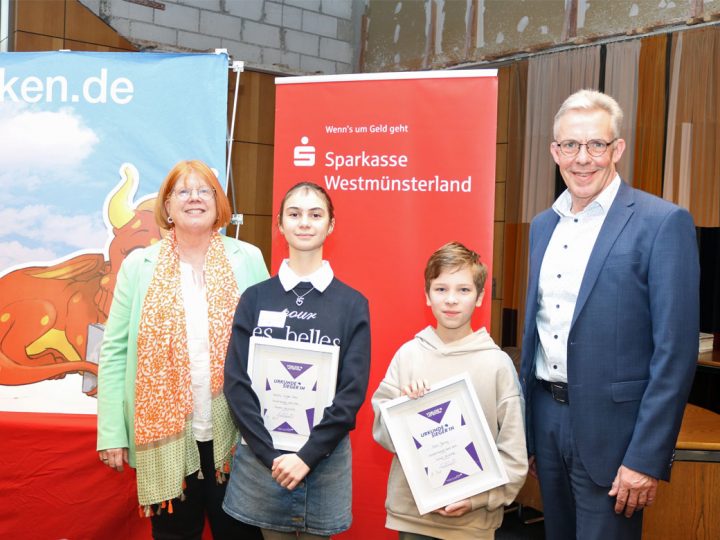 Sechstklässler Robin Reining (Gymnasium Mariengarden) setzt sich beim Lesewettbewerb auf Kreisebene durch