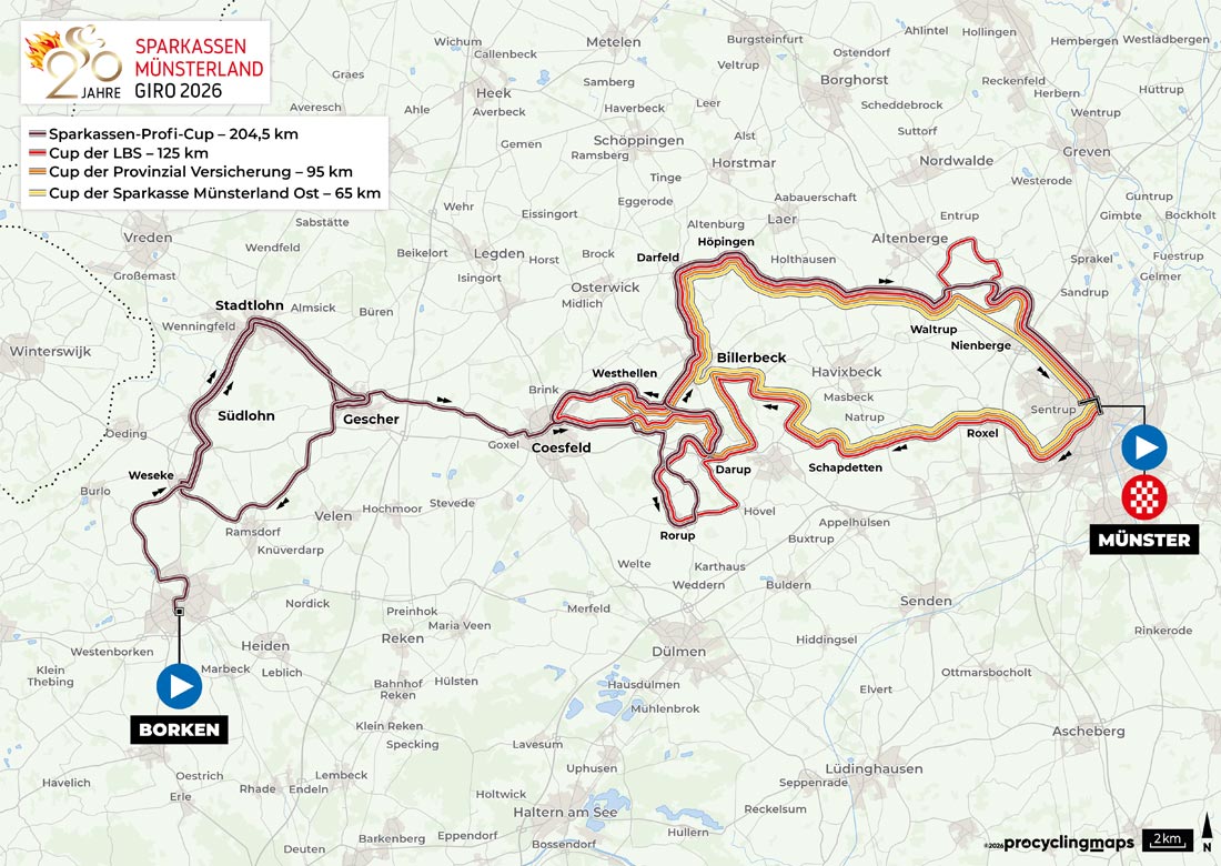 Sparkassen Münsterland Giro bis 2030 gesichert – Jubiläumsausgabe verspricht Klassiker-Feeling