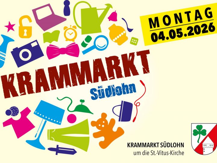 Ankündigung: Krammarkt im Südlohner Ortskern am 04. Mai 2026