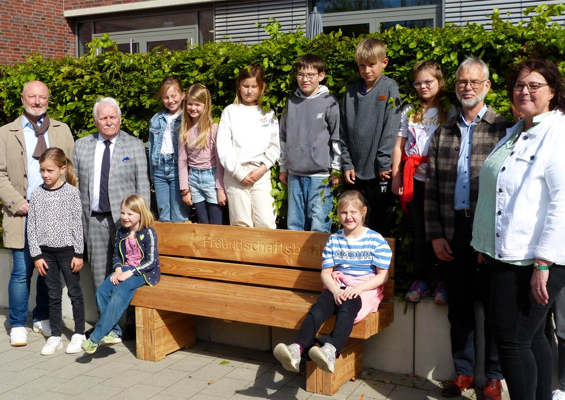 Erste Freundschaftsbank in Südlohn © Bürgerstiftung Westmünsterland