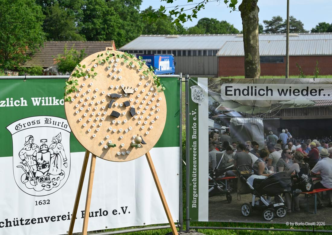 Mit dem Kinderschützenfest starteten die Burloer Bürgerschützen in die diesjährigen Festwochen - Foto: BD