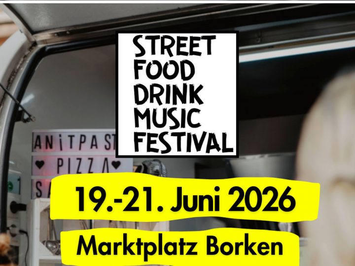 Streetfood Festival Borken vom 19. bis 21. Juni 2026
