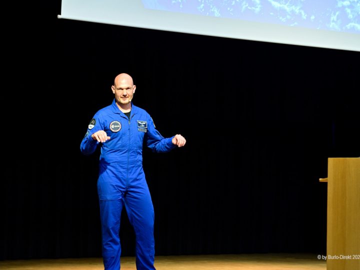NRW Ministerpräsident Hendrik Wüst und Astronaut Alexander Gerst zu Gast im Forum Mariengarden