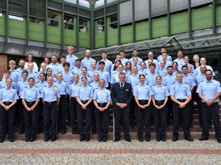 46 Kommissaranwärter*innen starten ihren Praxisabschnitt bei der Polizei Borken