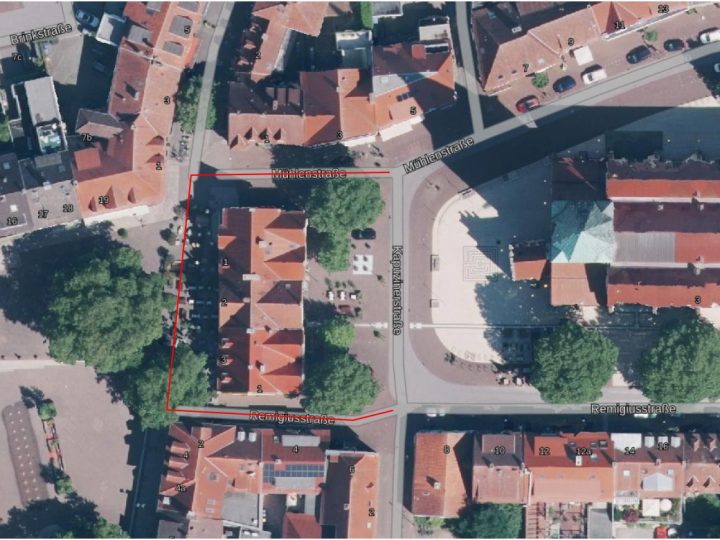 Umfahrung am Markt in Borken zugunsten der Außengastronomie bis September gesperrt