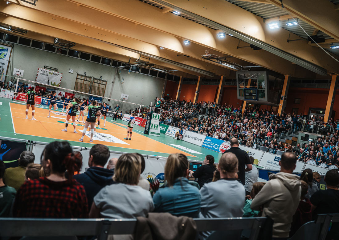 Am 12. und 13. treffen die drei NRW-Erstligisten aus Aachen, Münster und Borken sowie Pro-Ligist DSHS SnowTrex Köln beim NRW-Cup in Borken aufeinander (Foto Kevin Mattig)