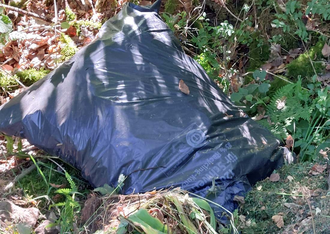 Wieder einmal haben Unbekannte ihren Müll im Burlo-Vardingholter Venn entsorgt - Foto: privat