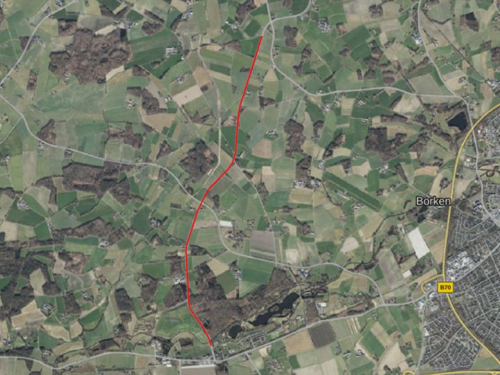 Temporäre Straßensperrungen aufgrund des  Borkener Triathlons