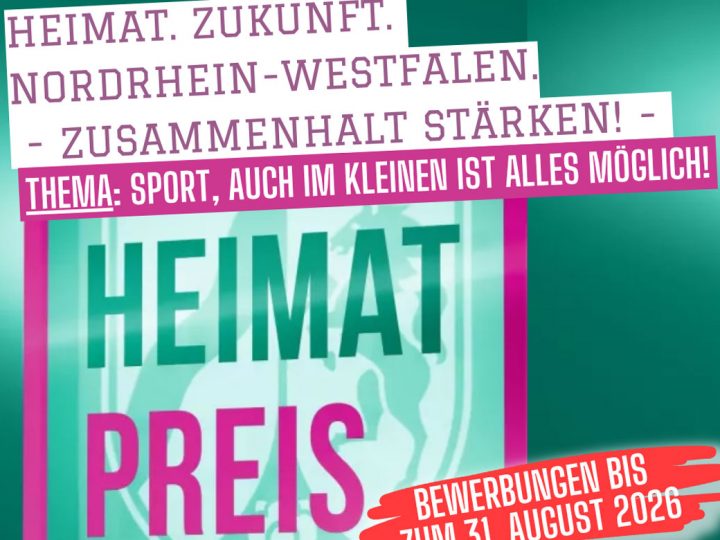 Heimatpreis Südlohn/Oeding 2026: Jetzt noch Vorschläge einreichen