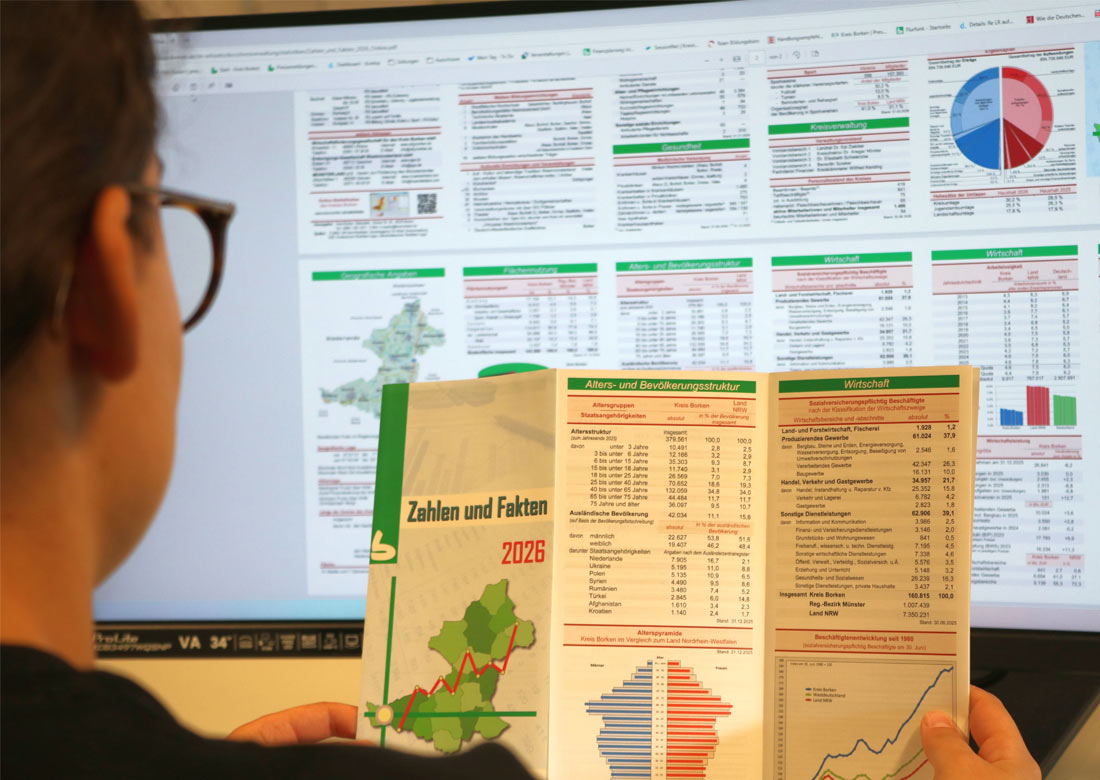 Statistik: Der Kreis Borken in „Zahlen und Fakten 2026“