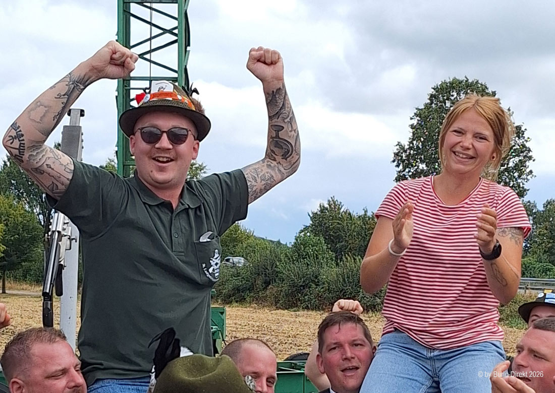 König Freddy Dignath mit Königin Silvia Osterholt - Foto: Burlo-Direkt