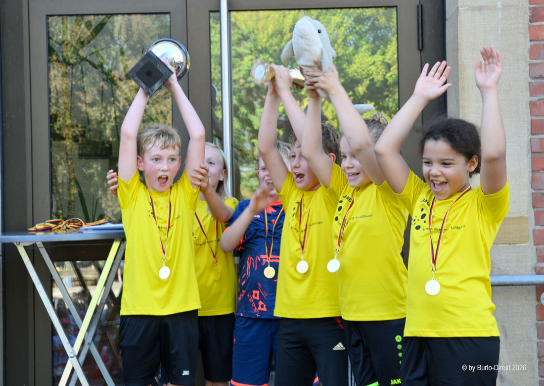 Die Sieger*innen des diesjährigen Ranzen-Cups waren aus Marbeck angereist