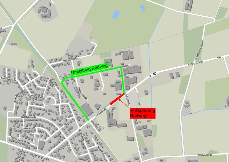 Radwegsanierung Dunkerstraße in Burlo - Foto: Kreis Borken
