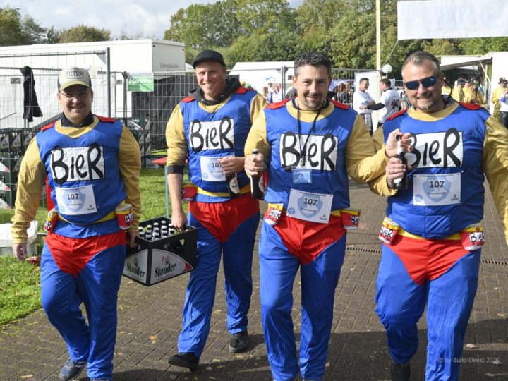 135 Gruppen rannten beim „2. Weseker Kastenlauf“ des WRZ um die Wette (Fotos)